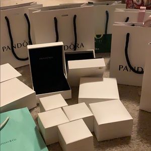 Lot of Pandora Bags and Boxes